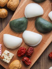 한국의 전통음식 송편, 한과 