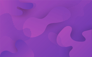 Colorful geometric background. Fluid shapes composition