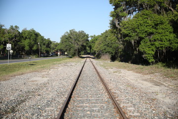 Fototapeta na wymiar rail road
