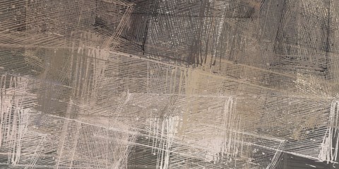 Fototapeta premium Crazy sketch random pattern. Chaos and variety. Modern art drawing painting. 2d illustration. Digital texture wallpaper. Artistic sketch draw backdrop material. 