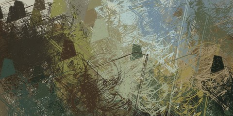 Crazy sketch random pattern. Chaos and variety. Modern art drawing painting. 2d illustration. Digital texture wallpaper. Artistic sketch draw backdrop material. 