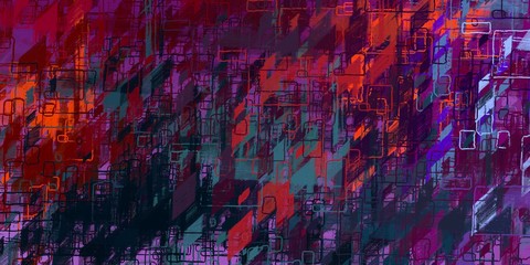 Crazy sketch random pattern. Chaos and variety. Modern art drawing painting. 2d illustration. Digital texture wallpaper. Artistic sketch draw backdrop material. 