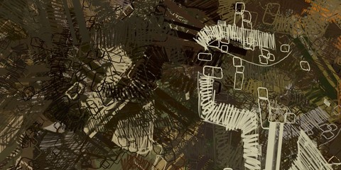 Crazy sketch random pattern. Chaos and variety. Modern art drawing painting. 2d illustration. Digital texture wallpaper. Artistic sketch draw backdrop material. 