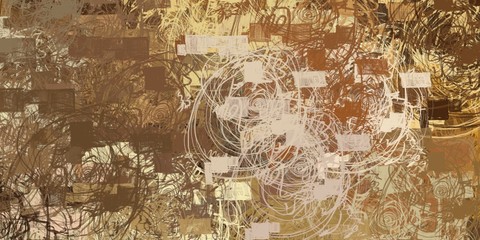 Crazy sketch random pattern. Chaos and variety. Modern art drawing painting. 2d illustration. Digital texture wallpaper. Artistic sketch draw backdrop material. 