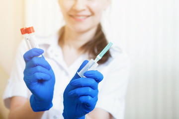 Blood test.