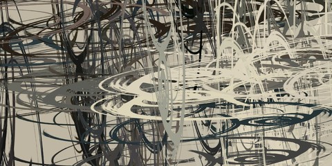 Obraz premium Crazy sketch random pattern. Chaos and variety. Modern art drawing painting. 2d illustration. Digital texture wallpaper. Artistic sketch draw backdrop material. 