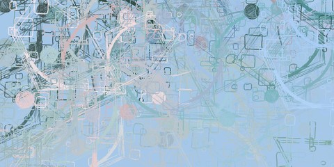 Crazy sketch random pattern. Chaos and variety. Modern art drawing painting. 2d illustration. Digital texture wallpaper. Artistic sketch draw backdrop material. 