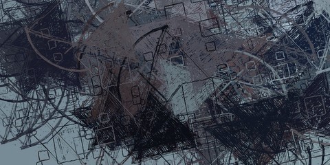 Crazy sketch random pattern. Chaos and variety. Modern art drawing painting. 2d illustration. Digital texture wallpaper. Artistic sketch draw backdrop material. 