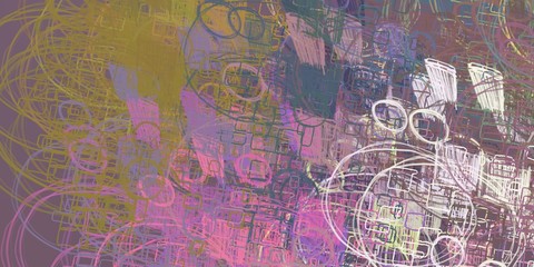 Crazy sketch random pattern. Chaos and variety. Modern art drawing painting. 2d illustration. Digital texture wallpaper. Artistic sketch draw backdrop material. 