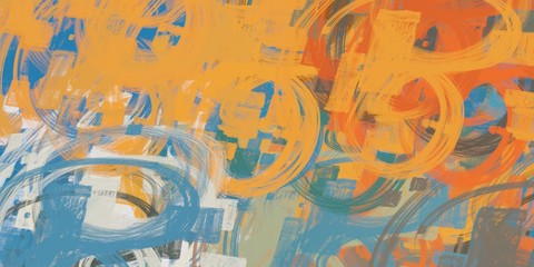 Abstract sketch random pattern. Chaos and variety. Modern art drawing painting. 2d illustration. Digital texture wallpaper. Artistic sketch draw backdrop material. 