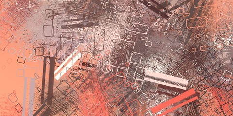 Abstract sketch random pattern. Chaos and variety. Modern art drawing painting. 2d illustration. Digital texture wallpaper. Artistic sketch draw backdrop material. 