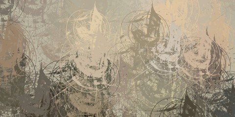 Abstract sketch random pattern. Chaos and variety. Modern art drawing painting. 2d illustration. Digital texture wallpaper. Artistic sketch draw backdrop material. 