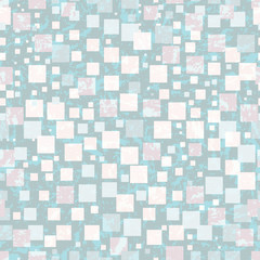 Vector illustration of blended rectangles layered on textured background. Seamless repeat pattern for gift wrap, textile, fabric, scrapbooking and fashion.