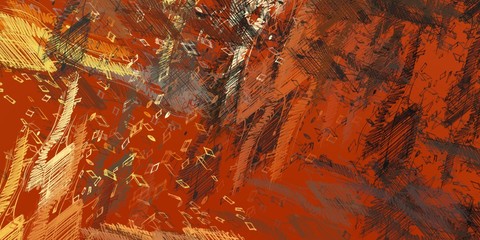 Abstract sketch random pattern. Chaos and variety. Modern art drawing painting. 2d illustration. Digital texture wallpaper. Artistic sketch draw backdrop material. 