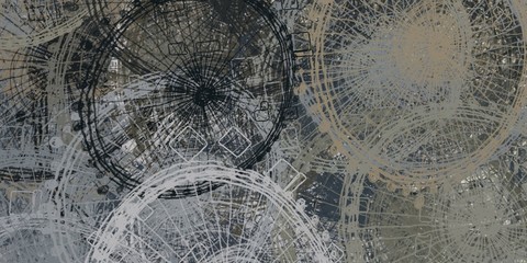 Abstract sketch random pattern. Chaos and variety. Modern art drawing painting. 2d illustration. Digital texture wallpaper. Artistic sketch draw backdrop material. 