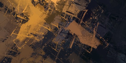 Abstract sketch random pattern. Chaos and variety. Modern art drawing painting. 2d illustration. Digital texture wallpaper. Artistic sketch draw backdrop material. 