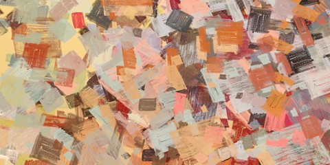 Naklejka premium Abstract sketch random pattern. Chaos and variety. Modern art drawing painting. 2d illustration. Digital texture wallpaper. Artistic sketch draw backdrop material. 