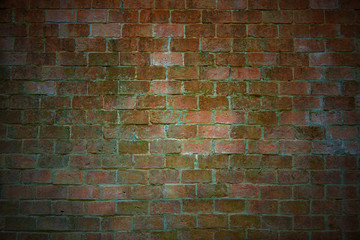 texture,Old orange brick wall ,it can be use background.