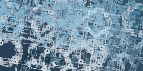 Abstract sketch random pattern. Chaos and variety. Modern art drawing painting. 2d illustration. Digital texture wallpaper. Artistic sketch draw backdrop material. 