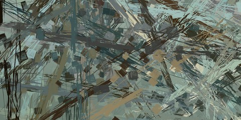 Abstract sketch random pattern. Chaos and variety. Modern art drawing painting. 2d illustration. Digital texture wallpaper. Artistic sketch draw backdrop material. 