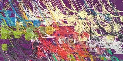 Abstract sketch random pattern. Chaos and variety. Modern art drawing painting. 2d illustration. Digital texture wallpaper. Artistic sketch draw backdrop material. 