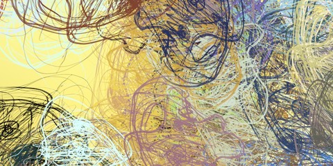 Abstract sketch random pattern. Chaos and variety. Modern art drawing painting. 2d illustration. Digital texture wallpaper. Artistic sketch draw backdrop material. 