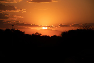 Atardecer en Paraguay