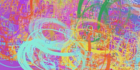 Abstract sketch random pattern. Chaos and variety. Modern art drawing painting. 2d illustration. Digital texture wallpaper. Artistic sketch draw backdrop material. 