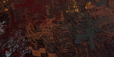 Abstract sketch random pattern. Chaos and variety. Modern art drawing painting. 2d illustration. Digital texture wallpaper. Artistic sketch draw backdrop material. 