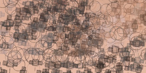 Fototapeta premium Abstract sketch random pattern. Chaos and variety. Modern art drawing painting. 2d illustration. Digital texture wallpaper. Artistic sketch draw backdrop material. 