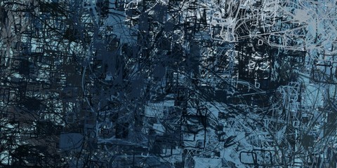 Abstract sketch random pattern. Chaos and variety. Modern art drawing painting. 2d illustration. Digital texture wallpaper. Artistic sketch draw backdrop material. 