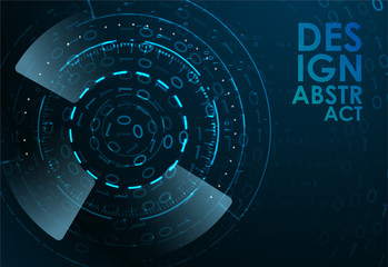 Fototapeta premium Abstract technology background