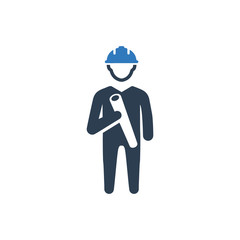 Architect engineer icon
