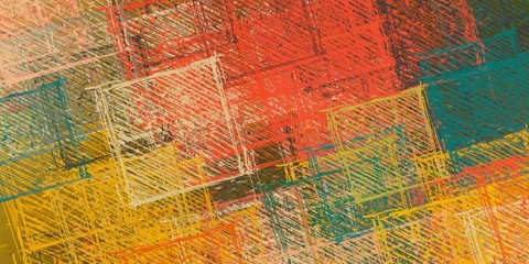 Obraz premium Abstract sketch random pattern. Chaos and variety. Modern art drawing painting. 2d illustration. Digital texture wallpaper. Artistic sketch draw backdrop material. 