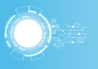 Abstract Digital background.Business growth transformation to digital and Successful financial technology.