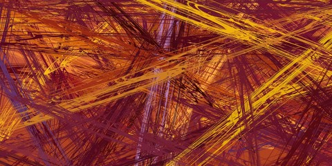 Obraz premium Abstract sketch random pattern. Chaos and variety. Modern art drawing painting. 2d illustration. Digital texture wallpaper. Artistic sketch draw backdrop material. 