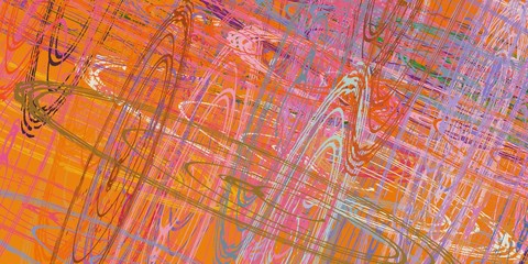 Obraz premium Abstract sketch random pattern. Chaos and variety. Modern art drawing painting. 2d illustration. Digital texture wallpaper. Artistic sketch draw backdrop material. 