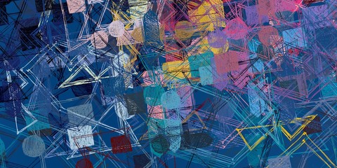 Abstract sketch random pattern. Chaos and variety. Modern art drawing painting. 2d illustration. Digital texture wallpaper. Artistic sketch draw backdrop material. 