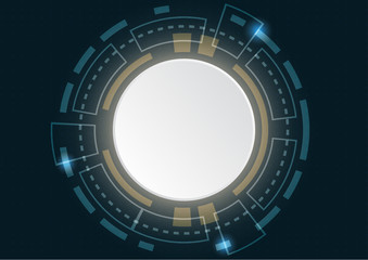 Abstract Digital background.Business growth transformation to digital and Successful financial technology.