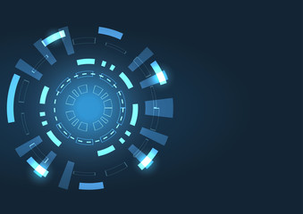 Abstract Digital background.Business growth transformation to digital and Successful financial technology.