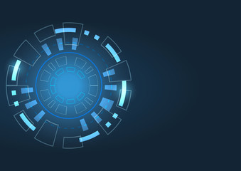 Abstract Digital background.Business growth transformation to digital and Successful financial technology.