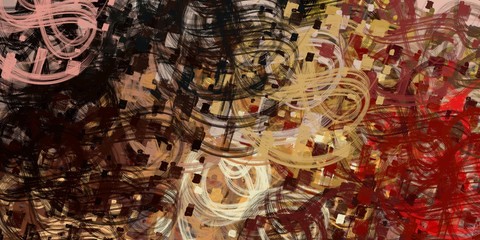 Abstract sketch random pattern. Chaos and variety. Modern art drawing painting. 2d illustration. Digital texture wallpaper. Artistic sketch draw backdrop material. 