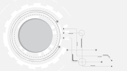 Obraz premium Abstract geometric connect lines and dots.Simple technology graphic background.Illustration Vector design Network and Connection concept.