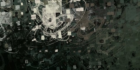 Abstract sketch random pattern. Chaos and variety. Modern art drawing painting. 2d illustration. Digital texture wallpaper. Artistic sketch draw backdrop material. 