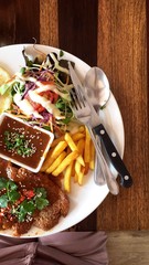 A Beef Steak On The My Table