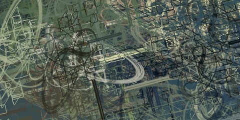 Abstract sketch random pattern. Chaos and variety. Modern art drawing painting. 2d illustration. Digital texture wallpaper. Artistic sketch draw backdrop material. 