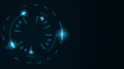 Abstract Digital background.Business growth transformation to digital and Successful financial technology.