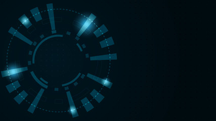 Abstract Digital background.Business growth transformation to digital and Successful financial technology.