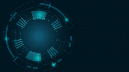 Abstract Digital background.Business growth transformation to digital and Successful financial technology.