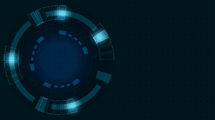 Abstract Digital background.Business growth transformation to digital and Successful financial technology.